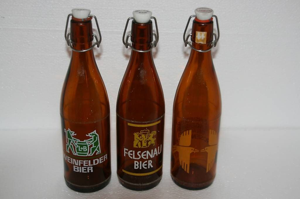 Bevande alcoliche: 3 alte Bierflaschen – Usato da Bubendorf venduto da Mia111