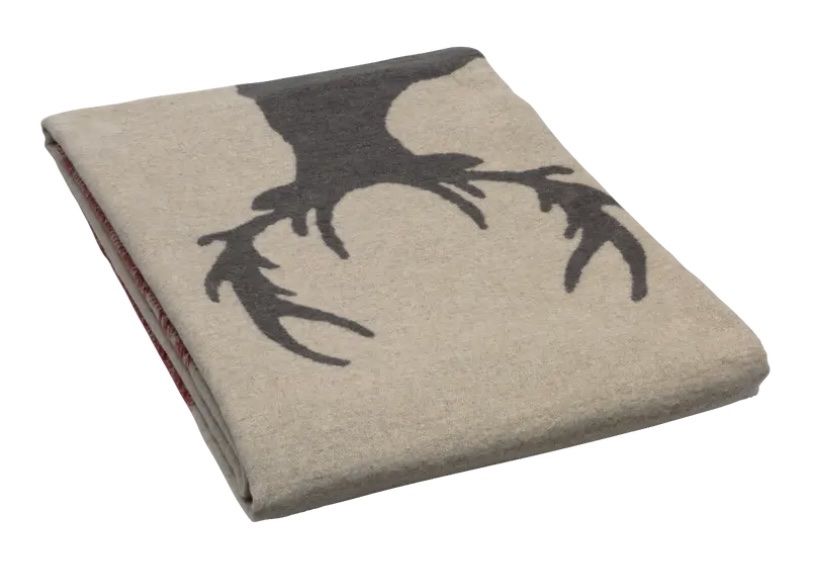 Coperte: Chalet-Chic Plaid Hirschlogo David Fussenegger – Usato da Wetzikon ZH venduto da mag_96fy 1