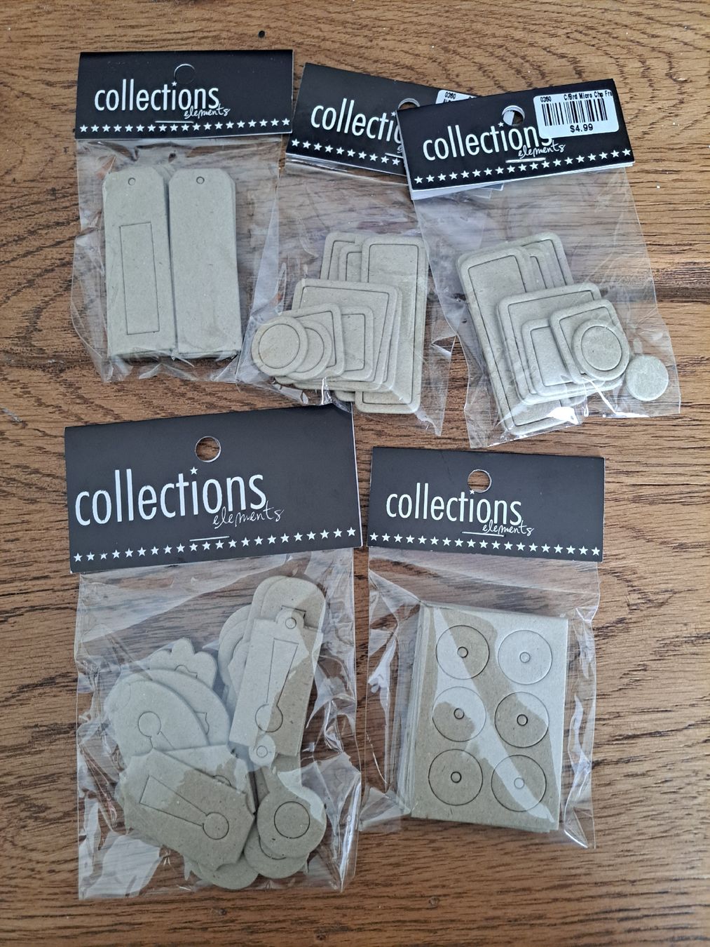 Kit bricolage: Chipboard Collections Elemente und andere, Set1 – Nuovo (secondo la descrizione) da Riehen venduto da maggeldiwuam 2