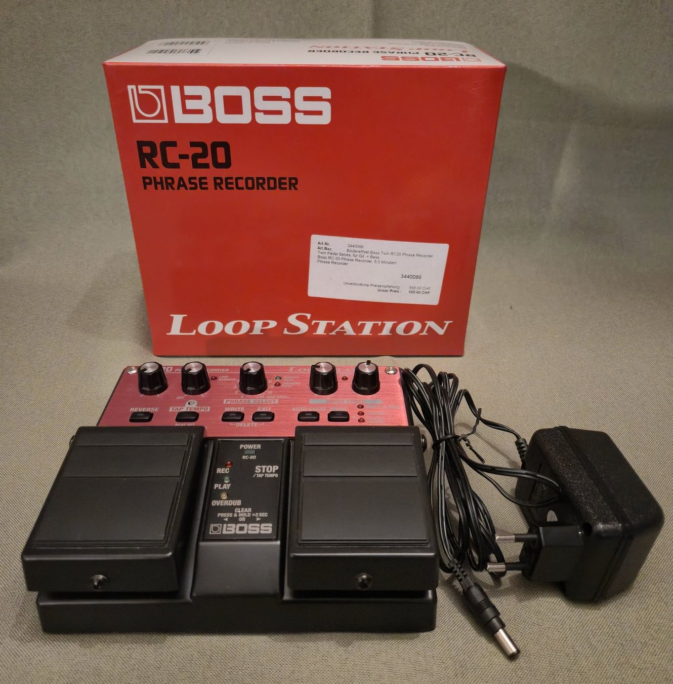 Strumenti musicali: Boss RC-20  Phrase Recorder 5 1/2Min – Usato da Jona venduto da brackets 1