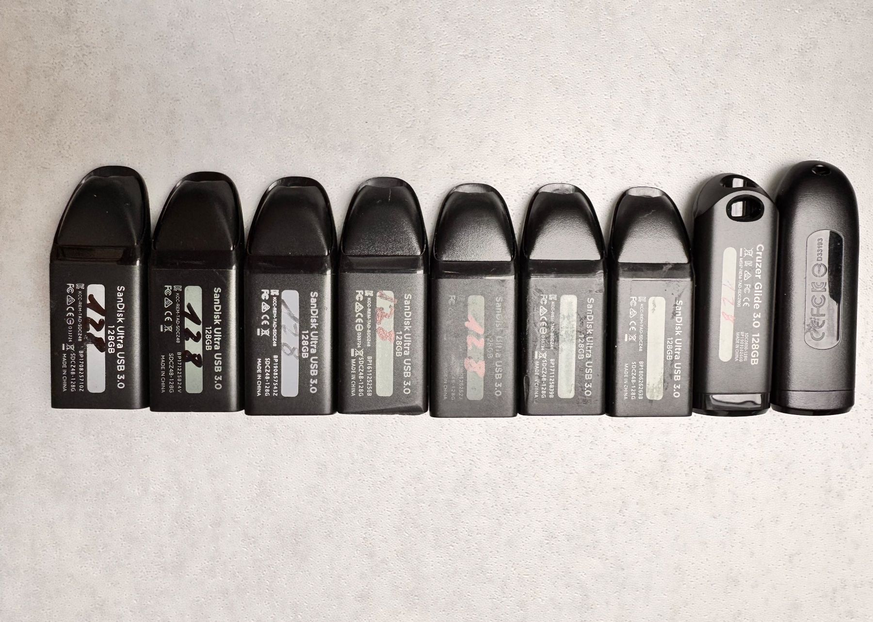 Sandisk USB Sticks: 9x SanDisk USB 3.0 Sticks 128GB – Gebraucht aus Hermetschwil-Staffeln von Mobile2013 1