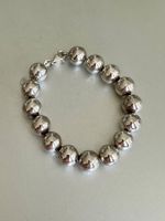 Vintage 925 Silber Armband, CLIO BLUE, 20cm, 35g