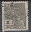 BRASIL uralte Briefmarke 300 Reis (10