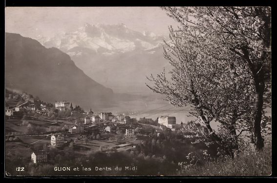Cartes postales: AK Glion, Et les Dents du Midi – D'occasion à Berlin par bartko-reher