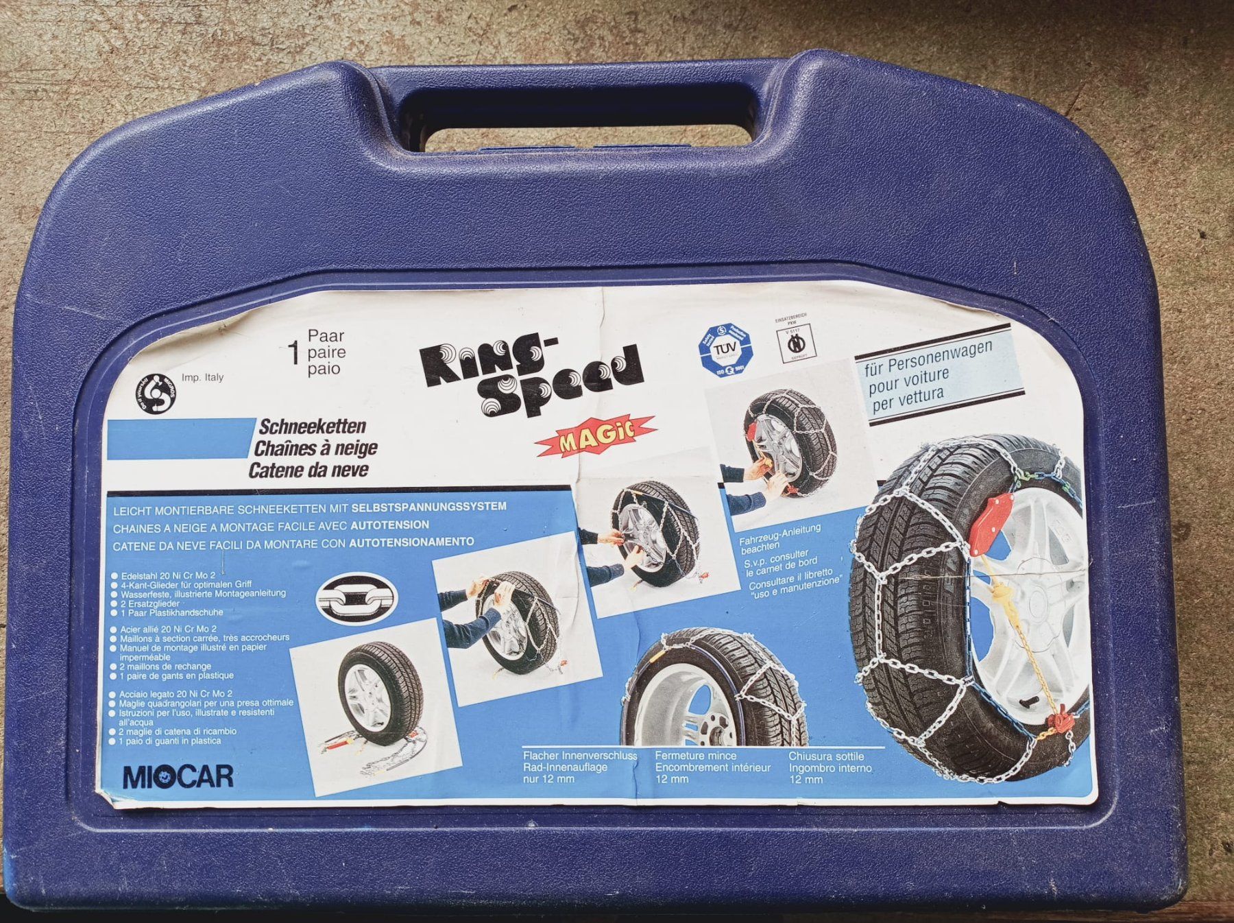 Catene da neve: MIOCAR Schneeketten RingSpeed C80 – Nuovo (secondo la descrizione) da Azmoos venduto da Hach62
