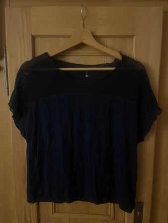 Beldona Shirt Gr. M 95% Modal dunkelblau marine