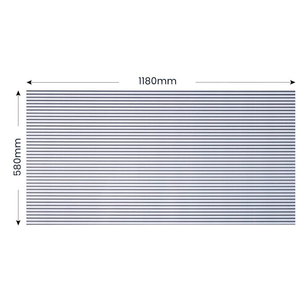 Piatti di portata: 15x Hohlkammerstegplatten Polycarbonat - 58x118cm – Nuovo e nell'imballaggio originale da Wallenwil venduto da toesstal-vertrieb 6