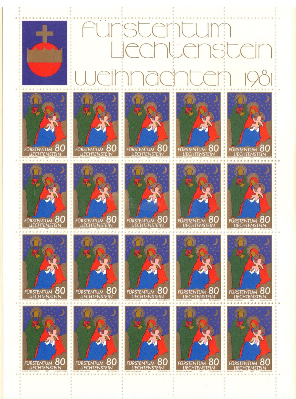 Alle Briefmarken: K'Bogen  Weihnachten   1981      postfrisch – Neu (gemäss Beschreibung) aus Mellingen von Ginger 2
