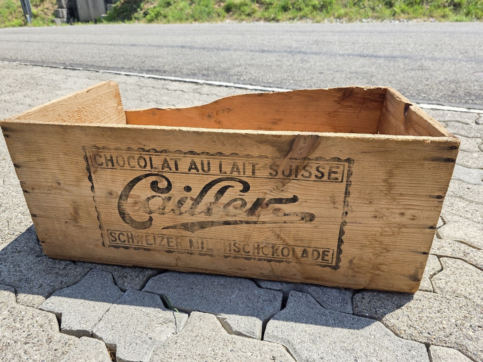 Casse di trasporto: Kiste "Cailler - Schweizer Milchschokolade" – Usato da Uster venduto da Cruleye 6