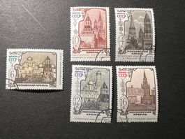 Russia / USSR 1976 Mi.3440-3444 Architecture gest (E752)