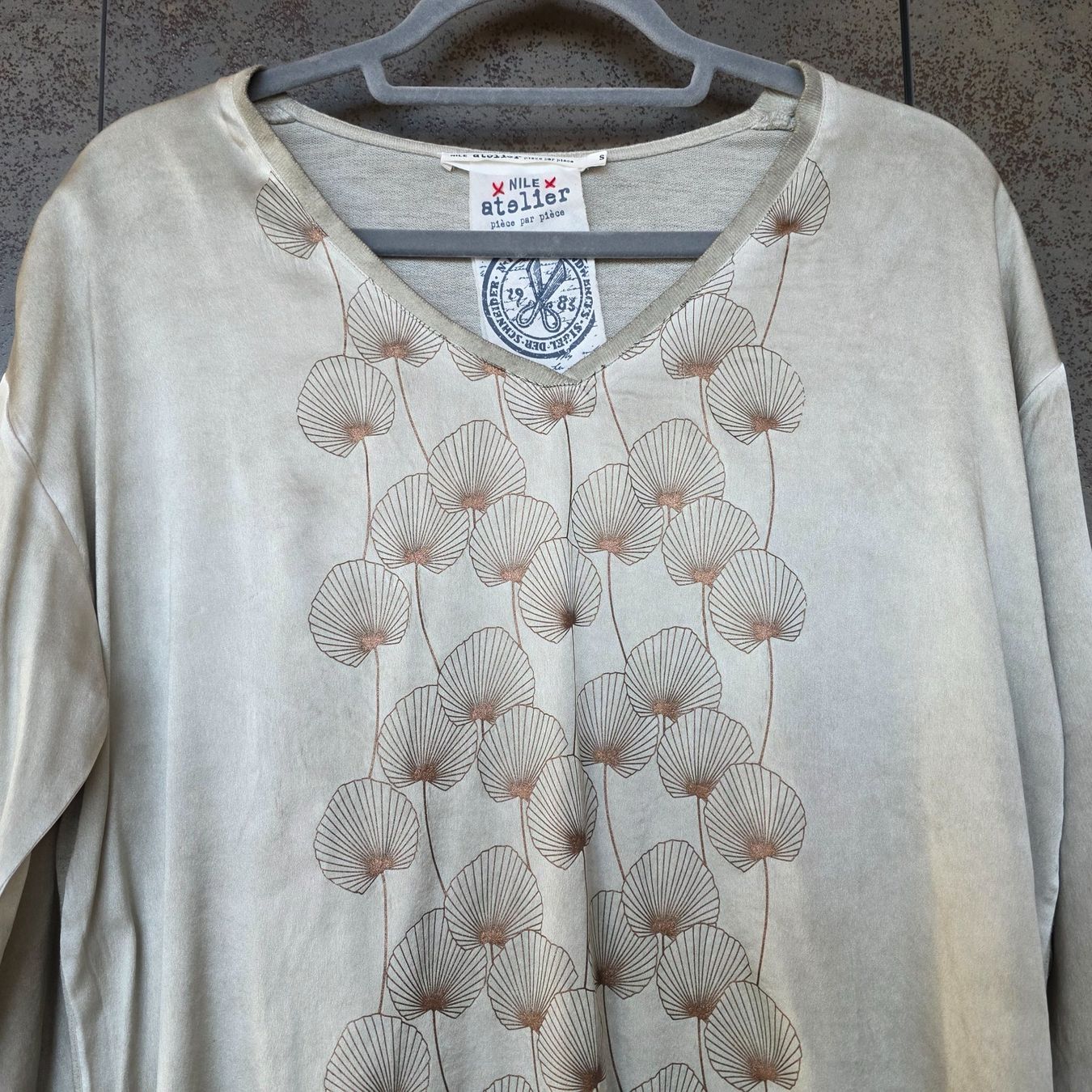 Nile Camicette: 🐸 NILE SEIDENBLUSE S BLUSE SEIDE PULLOVER TOP ZUSTAND – Nuovo (secondo la descrizione) da Môtier (Vully) venduto da Frogs 3