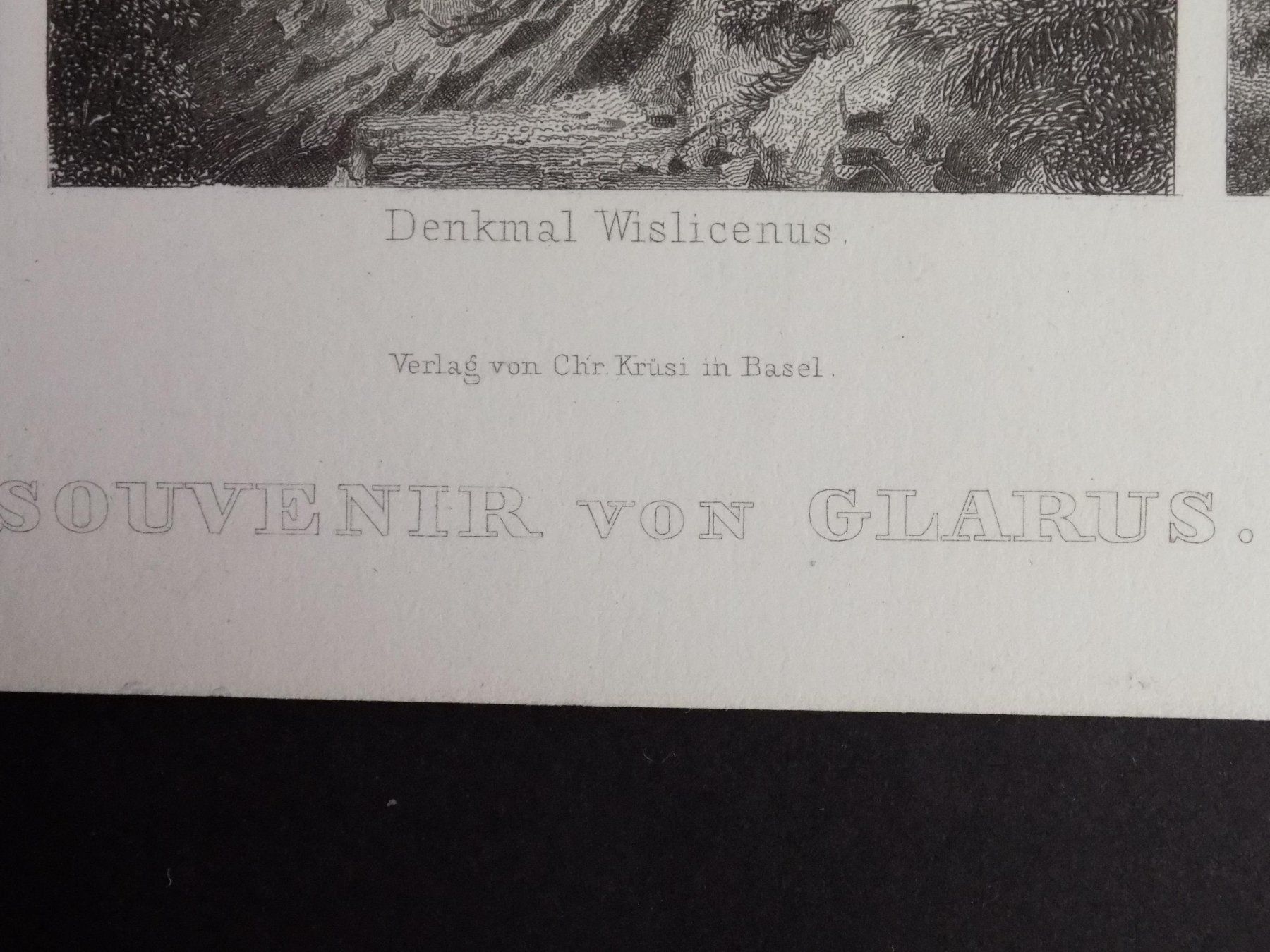 Gravures: Glarus Souvenirblatt – D'occasion à Risch par Rischli15 2