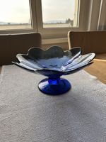 Glasschale blau