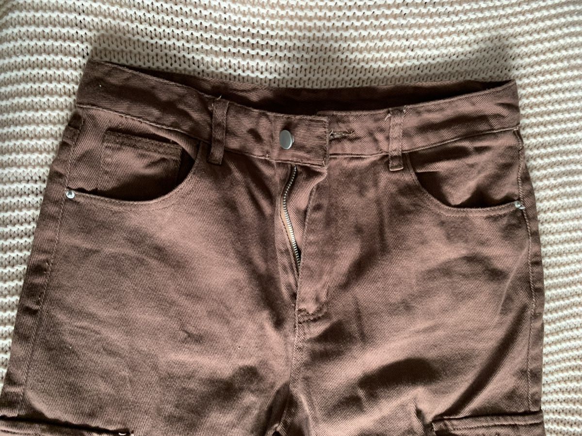 Shein Pantaloni: Pantalon large brun – Nuovo e nell'imballaggio originale da Montreux venduto da Izapeche811 5