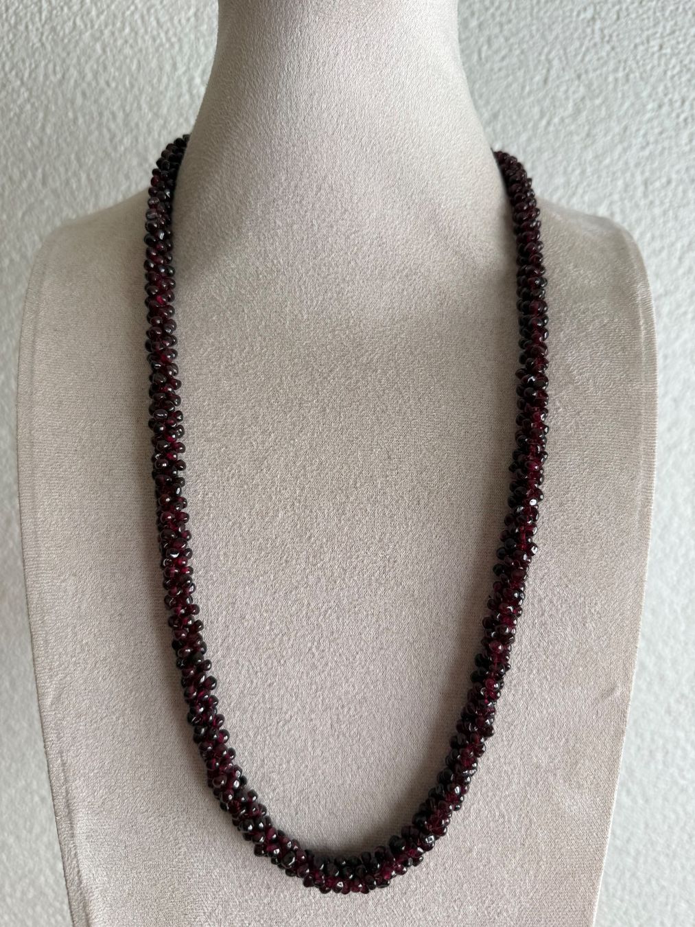 Catenine: Vintage echte Granat Kette – Usato da Spiegel b. Bern venduto da Rogger72 1