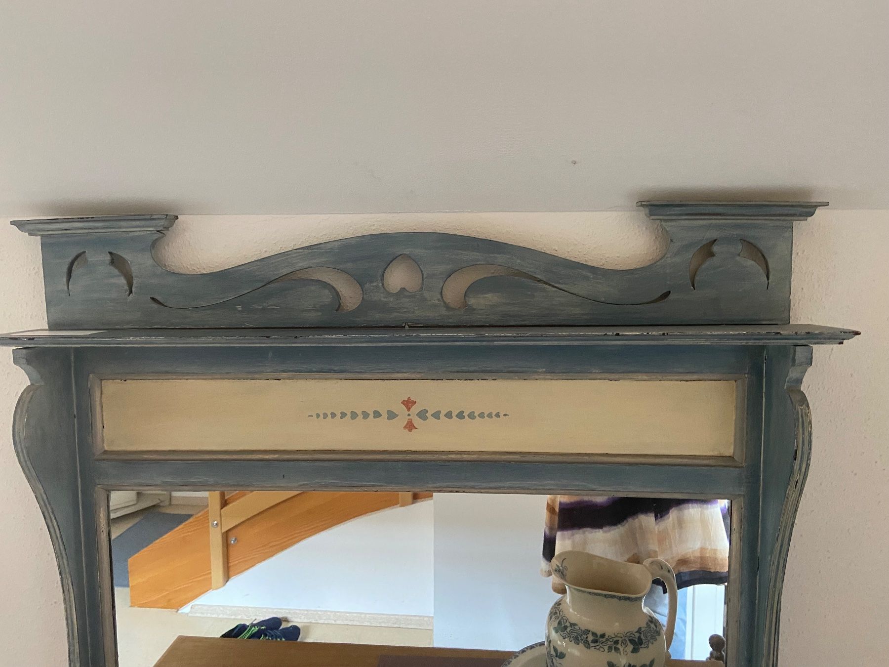 Specchi: ANTIKER Jugendstil Spiegel – Usato da Cham venduto da Mira10 3