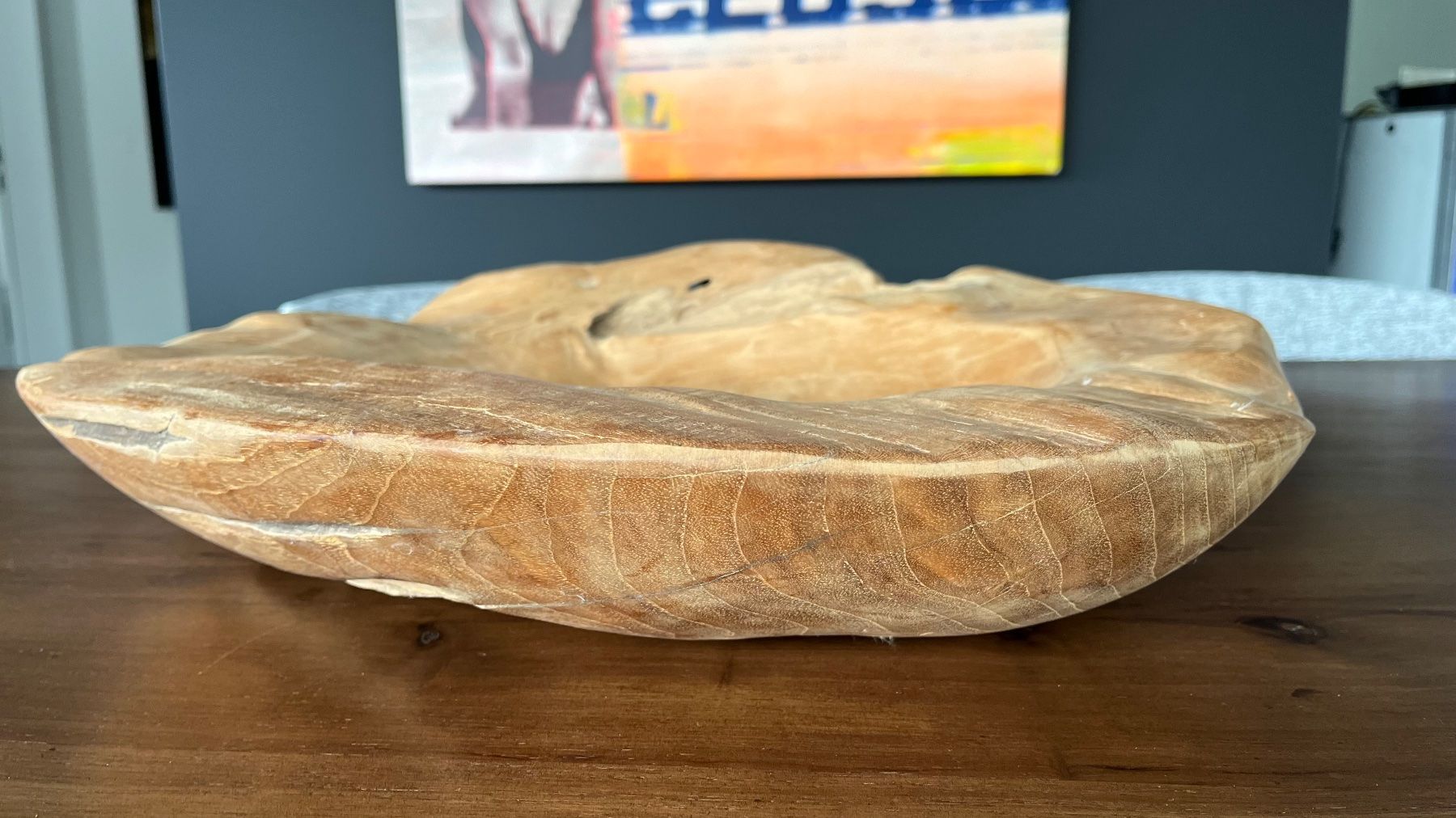 Ciotole: grosse wunderschöne Holzschale aus Südafrika – Usato da Zofingen venduto da Klavier777 1