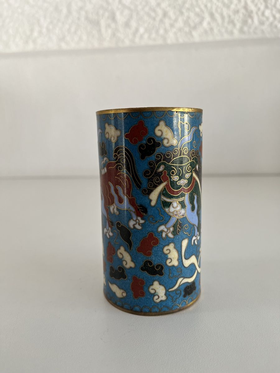 Tutte le decorazioni: alter Pinsel-Washer / Cloisonné – Usato da Wetzikon ZH venduto da seli03 3