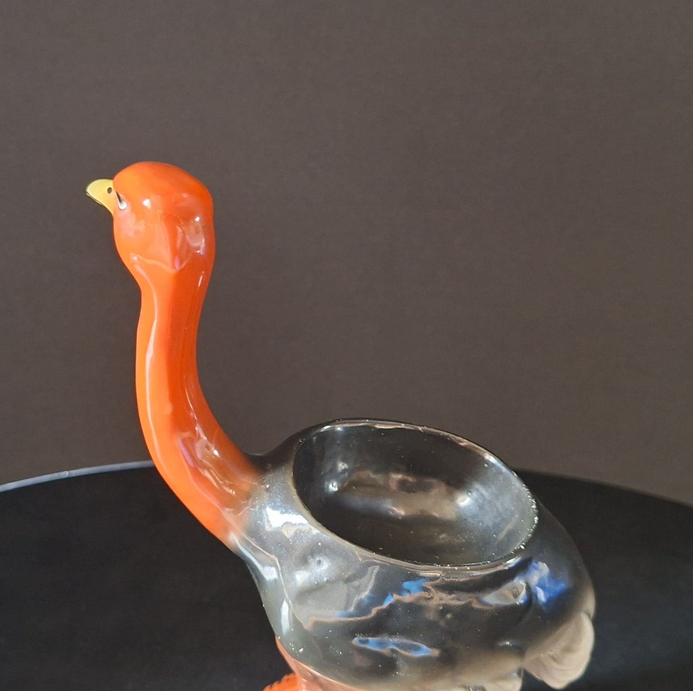 Figuren: Porzellan Strauss, mit Monogramm – Gebraucht aus Liestal von Abimos 3