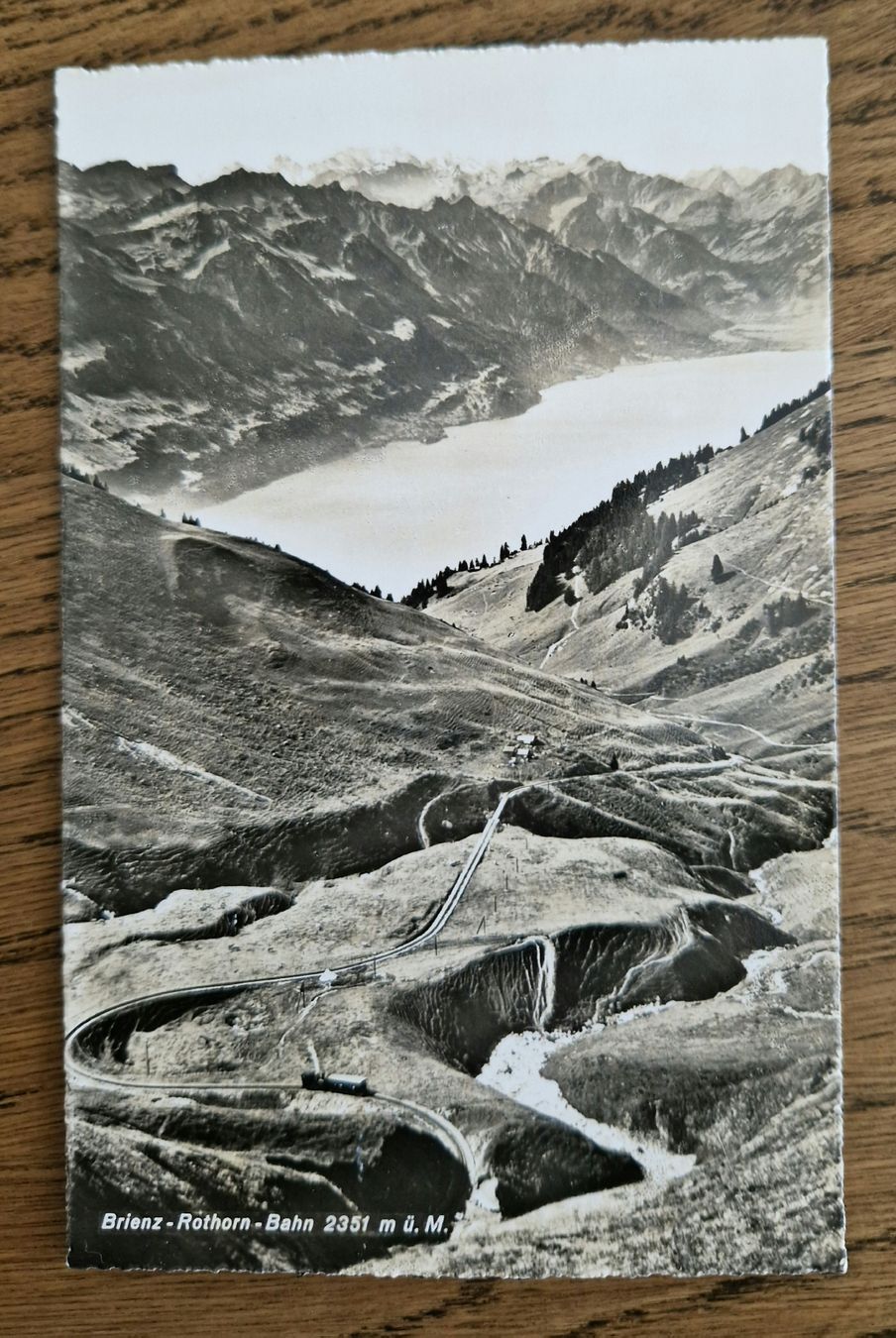 Cartoline postali: Brienz-Rothorn-Bahn, Blick auf Planalp – Usato da Ebikon venduto da Donar50