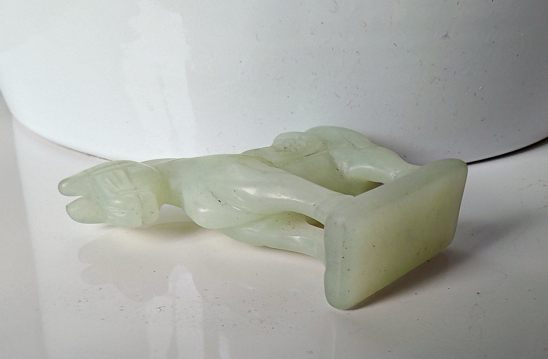 Statuette: Kleines Jade Pferdchen, China – Usato da Zuerich venduto da Antiquarium 3