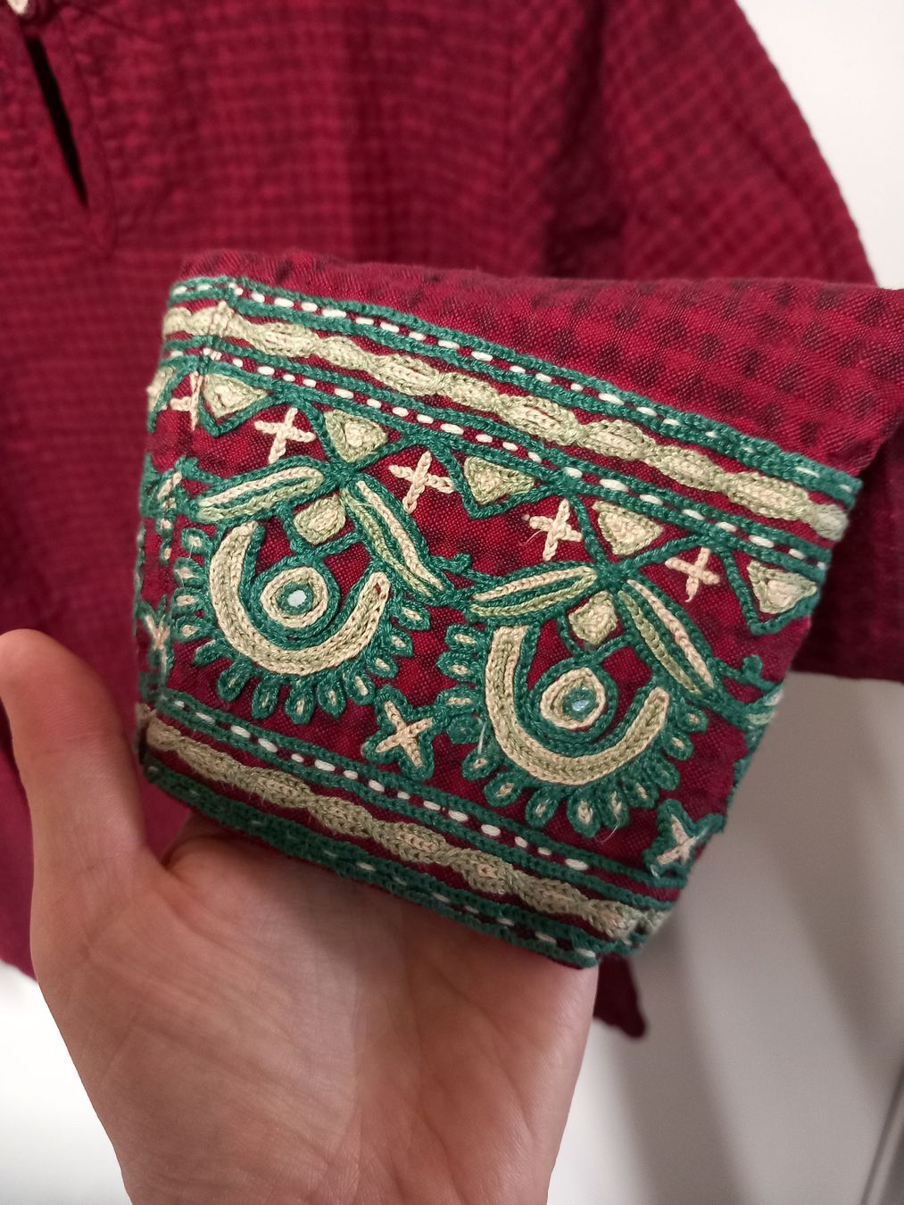 Tuniche: Fabindia wunderschöne Tunika Gr.S Baumwolle – Usato da Merligen venduto da muss_haben 2