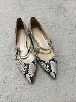 Navyboot Ballerinas Schlangenprint  39