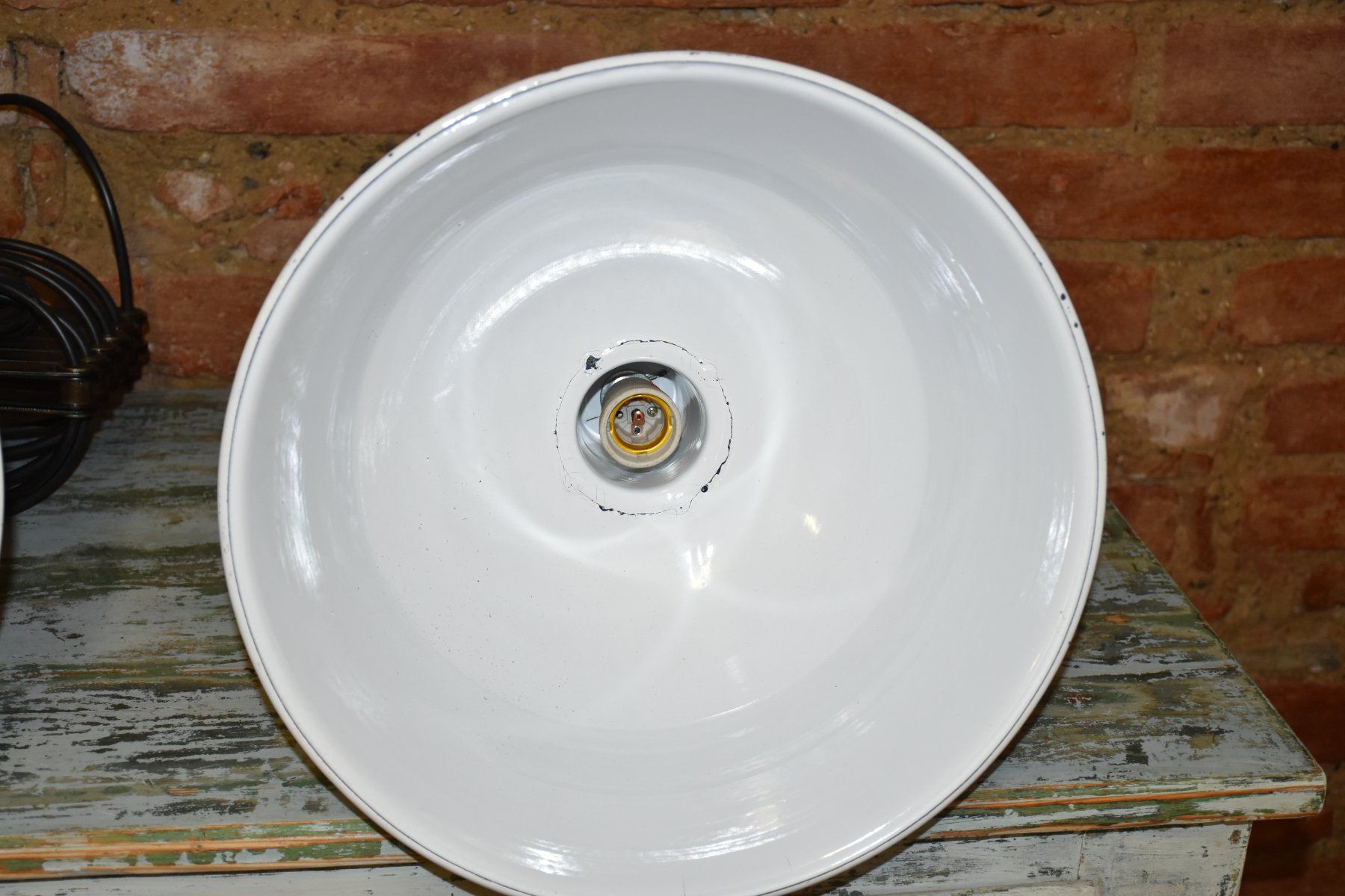 Lampadari & plafoniere: KE465 Alte Emaille Scherenlampe /Deckenlampe/Industrie – Usato da kraiburg am inn venduto da Vintage-Living 8