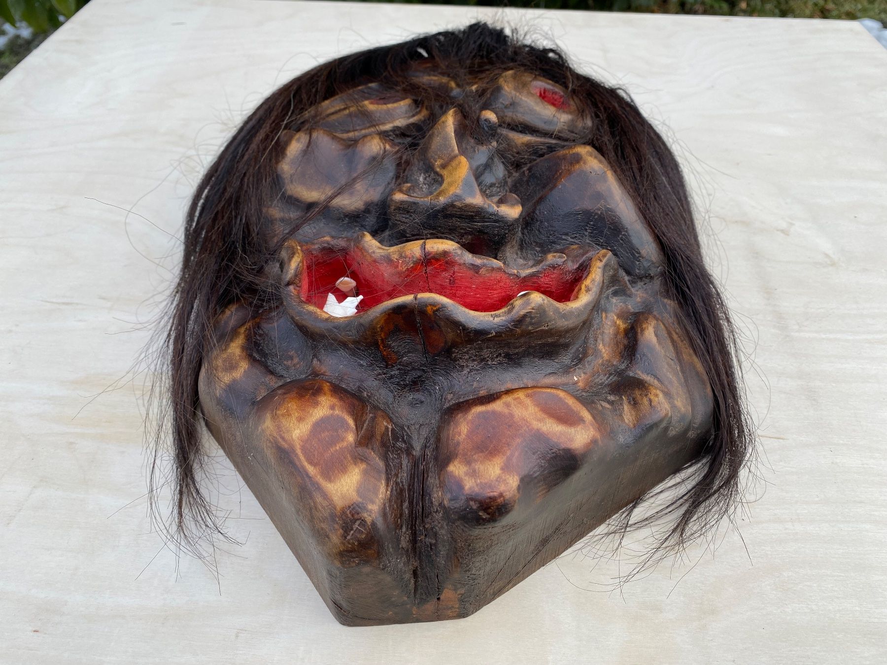 Altro in Antiquarato & Arte: seltene alte Walliser / Lötschentaler Holzmaske – Usato da Feldbach venduto da Olive1 5