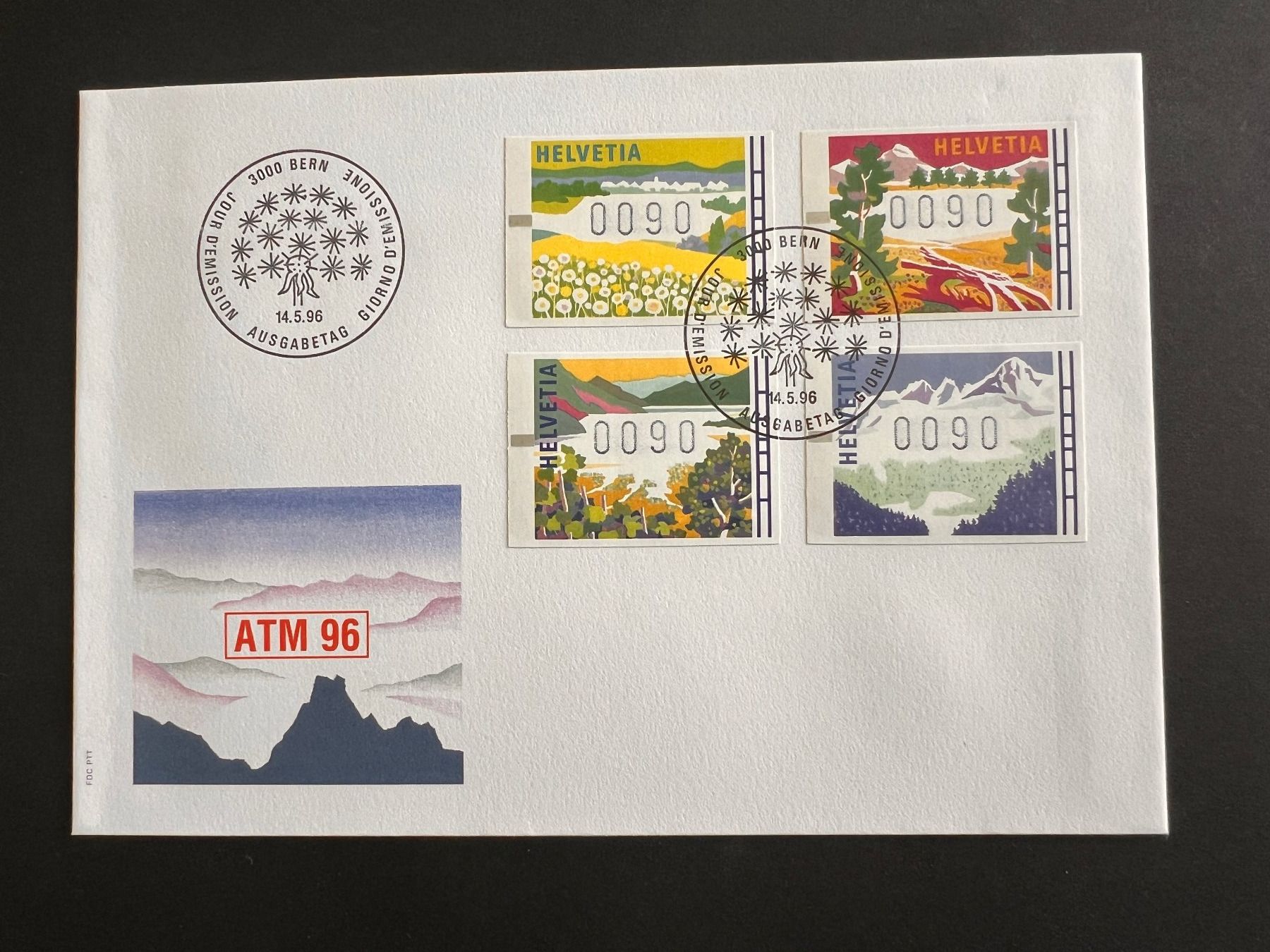Tutti i francobolli: FDC Brief  1996  (P933) – Usato da Hinwil venduto da Sidi4