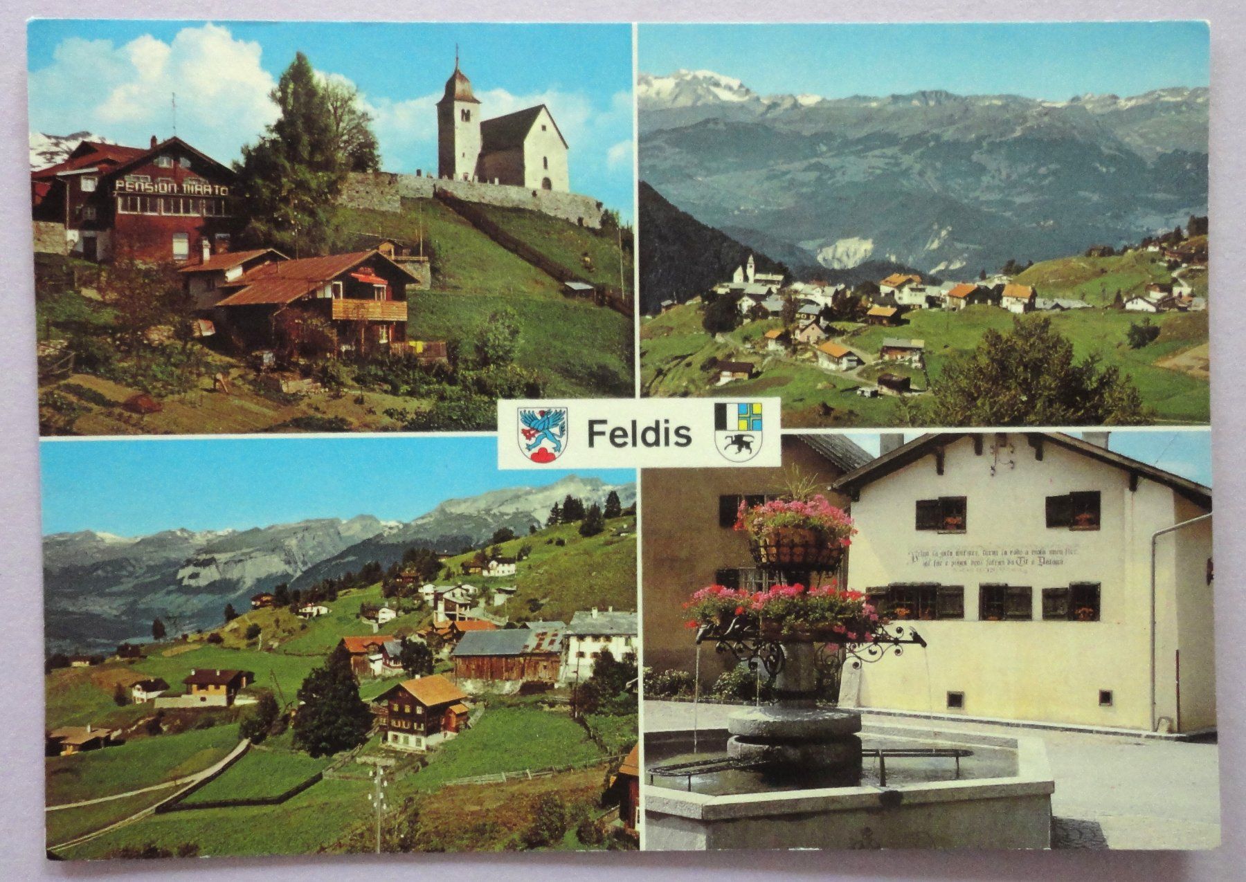 Cartoline postali: Feldis / Veulden 1500 m ü.M. – Usato da Fétigny venduto da Billy2miny