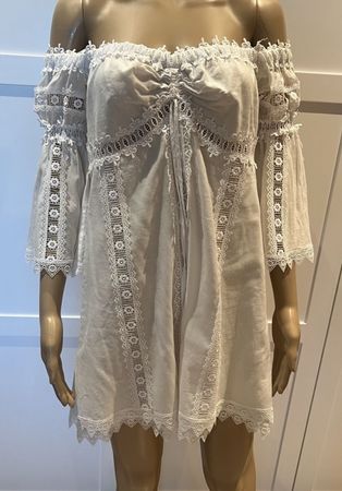 Charle Ruis Ibiza Kleid, Gr. L, Off-Shoulder, Spitze!