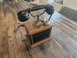 Téléphone ancien à manivelle Hasler A.-G. Bern 