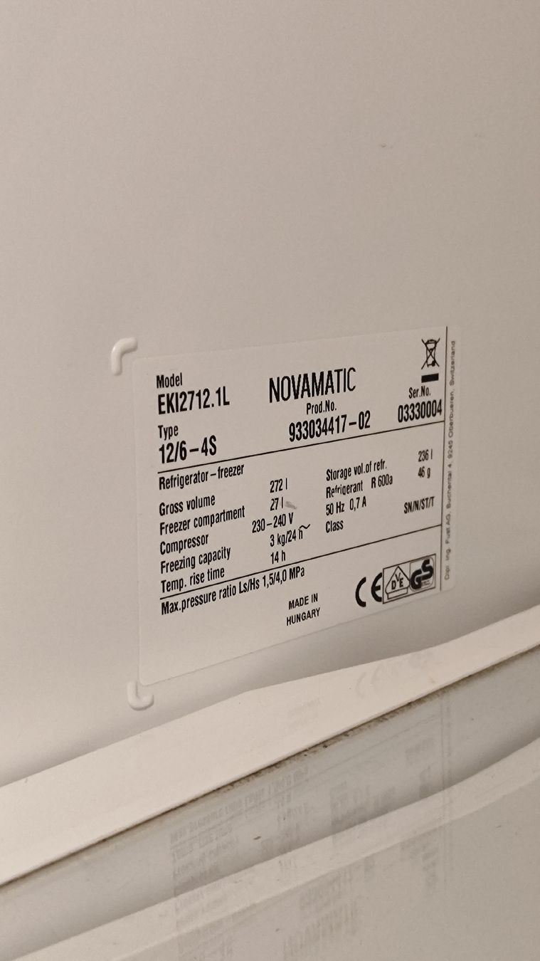 Novamatic Kühlschrank: Kühlschrank Novamatic – Gebraucht aus Wiesendangen von swissyphus 2