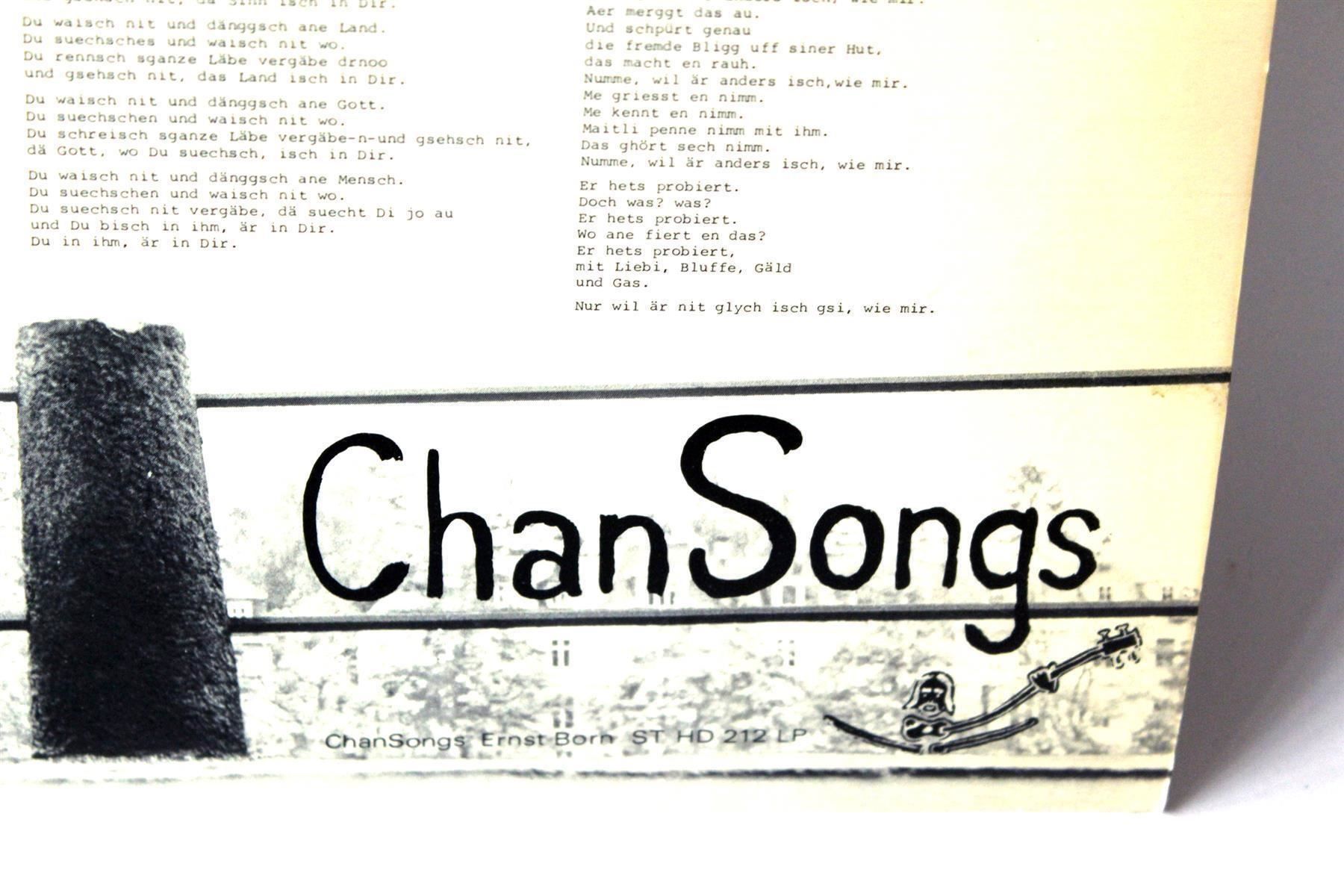 CDs: ÄRNSCHD / ERNST BORN: Chan Songs – D'occasion à Bern par kultiges 3