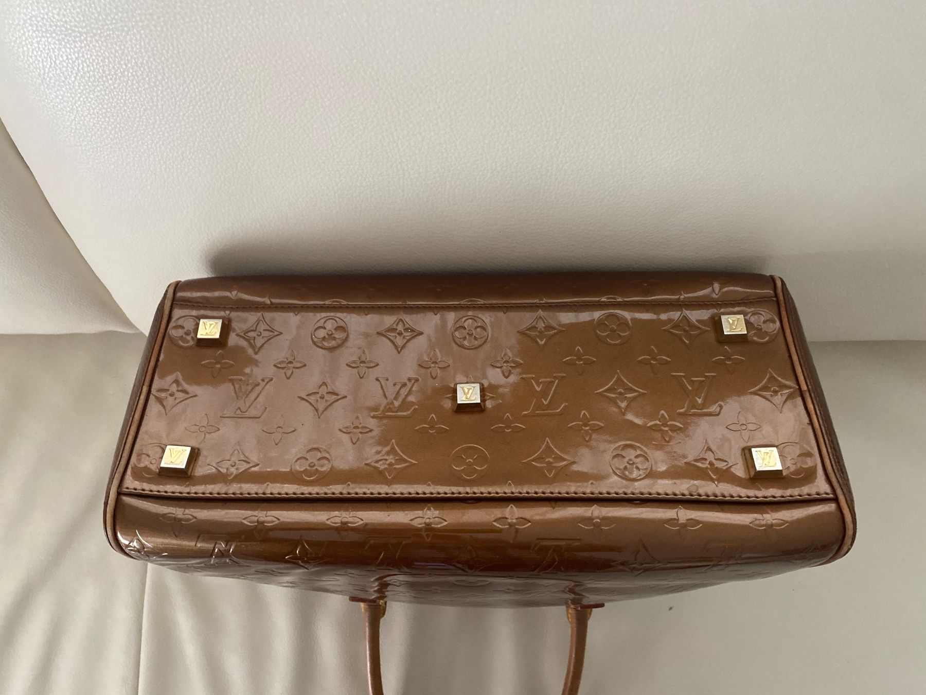 Louis Vuitton Borse: LOUIS VUITTON Tompkins Square Bronze Monogram Vernis, 36cm – Usato da Winkel venduto da ferrari2022 1