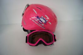 UVEX Kinder Ski Helm mit Brille Grösse 51-55cm  (021)