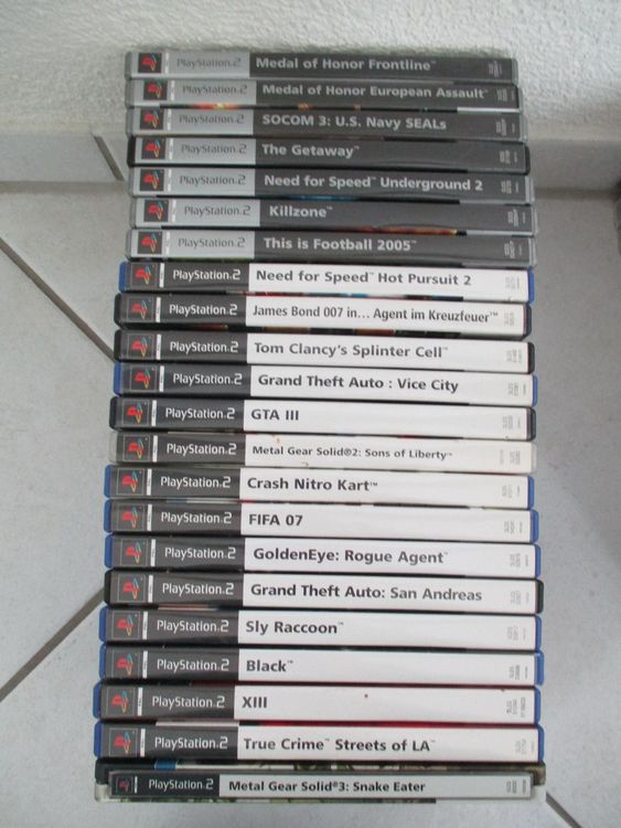 Sony Playstation PS2 mit 38 Spielen Kaufen auf Ricardo