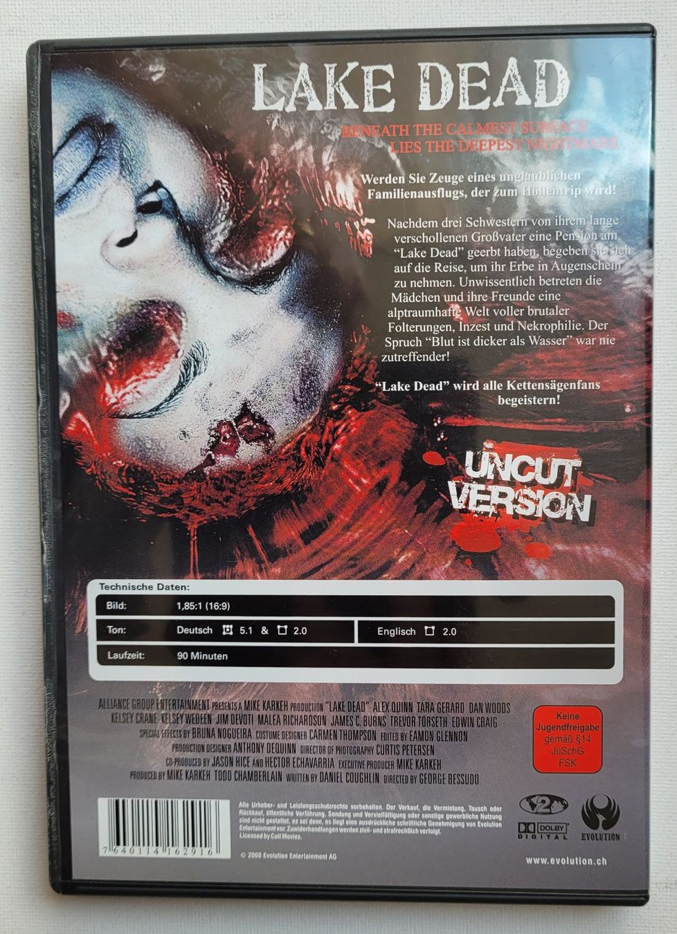 Tutti i DVDs: LAKE DEAD – UNCUT VERSION – Usato da Neftenbach venduto da Mador6 2