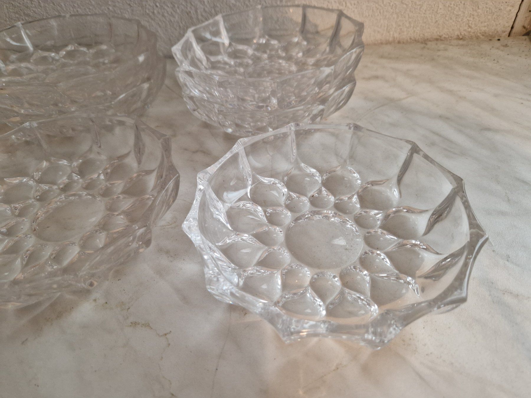 Schalen: 8 Glas Kristall Dessert schalen – Gebraucht aus Niederbipp von Trude04