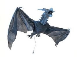 Flying Dragon, animiert, blau, 120cm