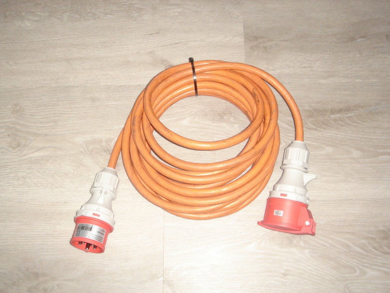 Pur-Kabel 5x2.5mm mit Stecker+Kupplung CE16 Länge 9m (Gebraucht) in ...