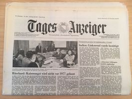 Tagesanzeiger vom 19. November 1975