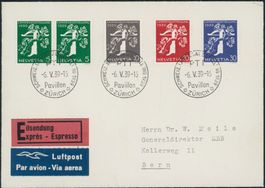 1939 - Landi - Ersttagsbrief FDC ET - deutsch · dt - Gaudard