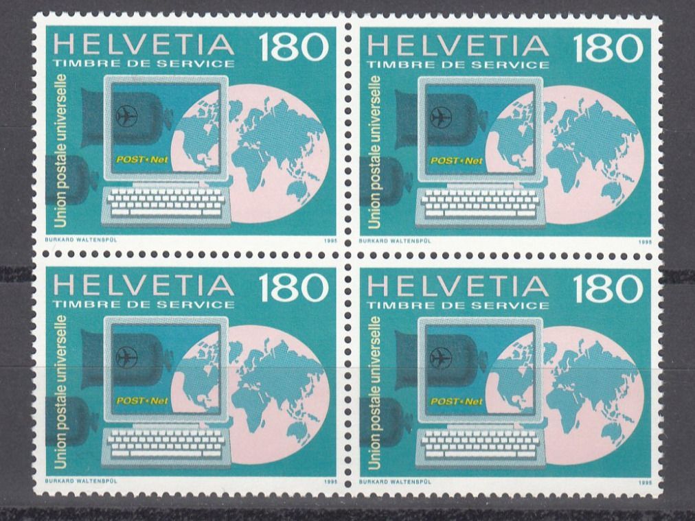 Tous les timbres: SBK D X 16 im 4er-Block postfrisch – D'occasion à Bürglen TG par StampGraf