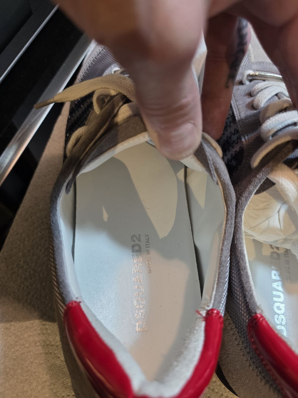 Dsquared2 Chaussures hommes: Dsquared2 Turnschuhe Runner Grau Blau Grösse 45 neu mit Box – Neuf avec emballage d'origine à Hägendorf par bue_58km 3