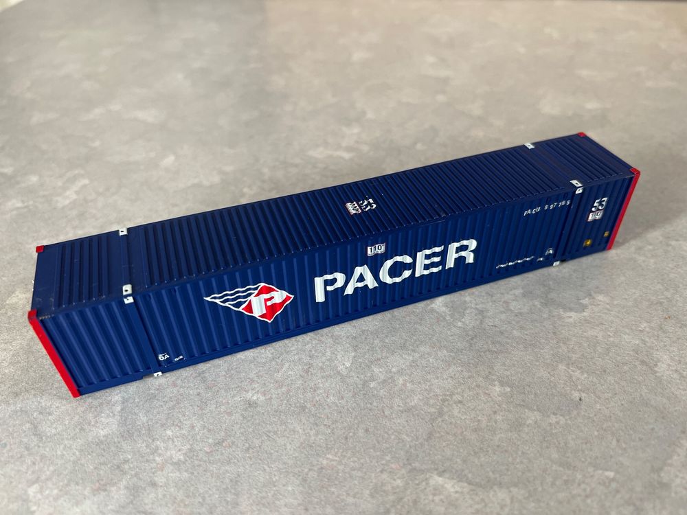 HO / !!!!!SUPERSALE!!!!! / ATHEARN 53 ft CONTAINER „PACER“ (Neu (gemäss ...