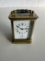 Antike 8 Jours Messing Reiseuhr Carriage Clock SFA