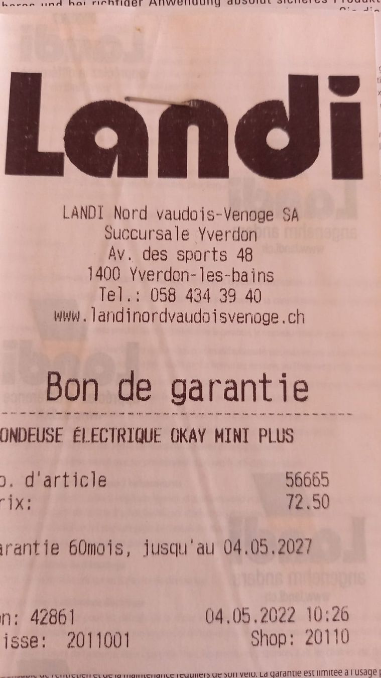 Tagliaerba: Petite tondeuse à gazon électrique – Usato da Hinterkappelen venduto da ale_jw55 6
