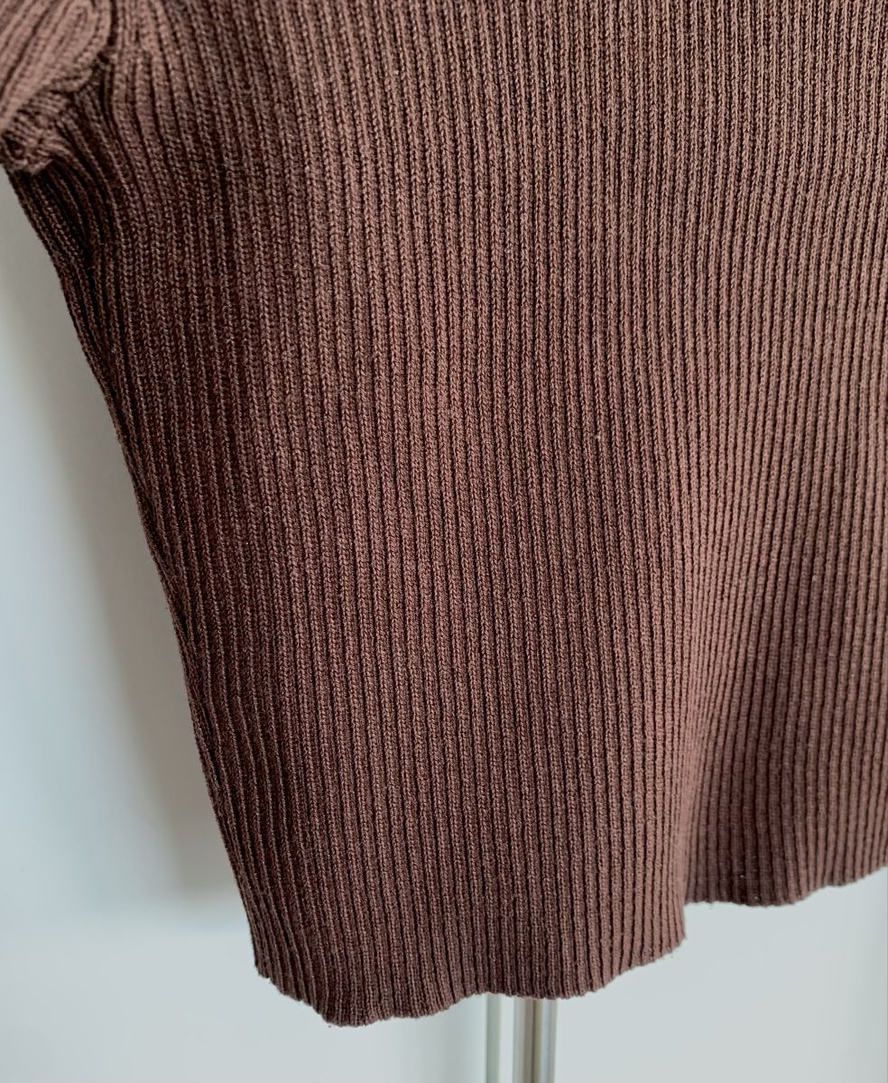 H&M Top: Brauner, dünner Strickpullover von H&M/Divided – Nuovo (secondo la descrizione) da Düdingen venduto da Hiron_o7 1